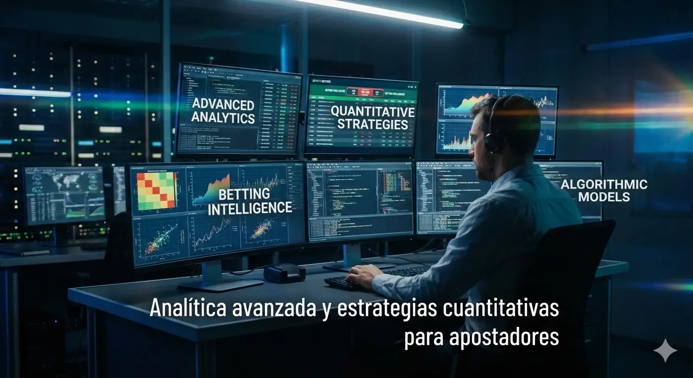 Analítica avanzada y estrategias cuantitativas para apostadores
